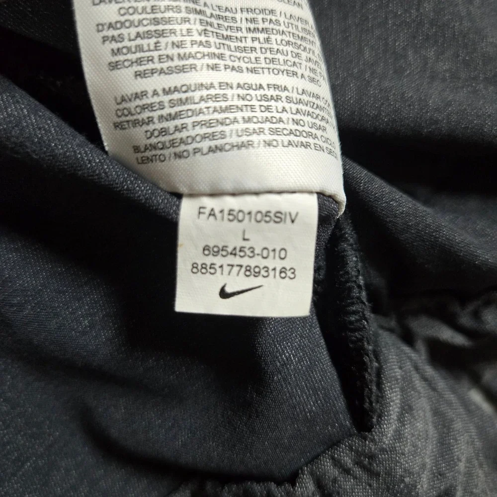Nike Mens Gray Training Full Zip Athletic Jacket Large